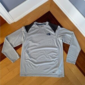The North Face Gray Long Sleeve Shirt